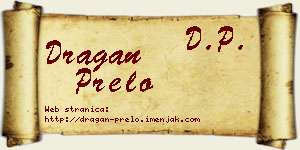 Dragan Prelo vizit kartica